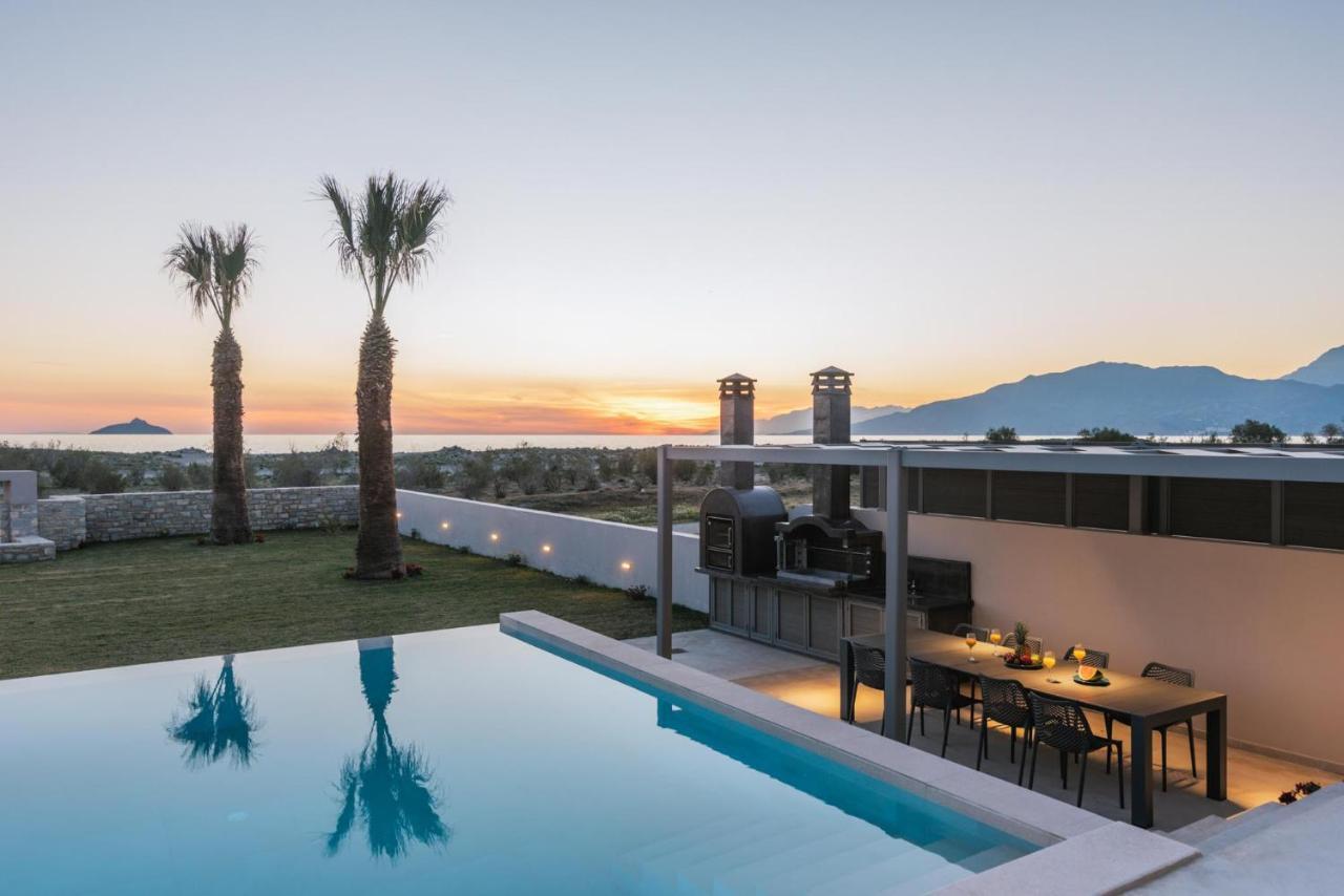 Grand Sea View Luxury Villa Kalamaki  Exterior foto