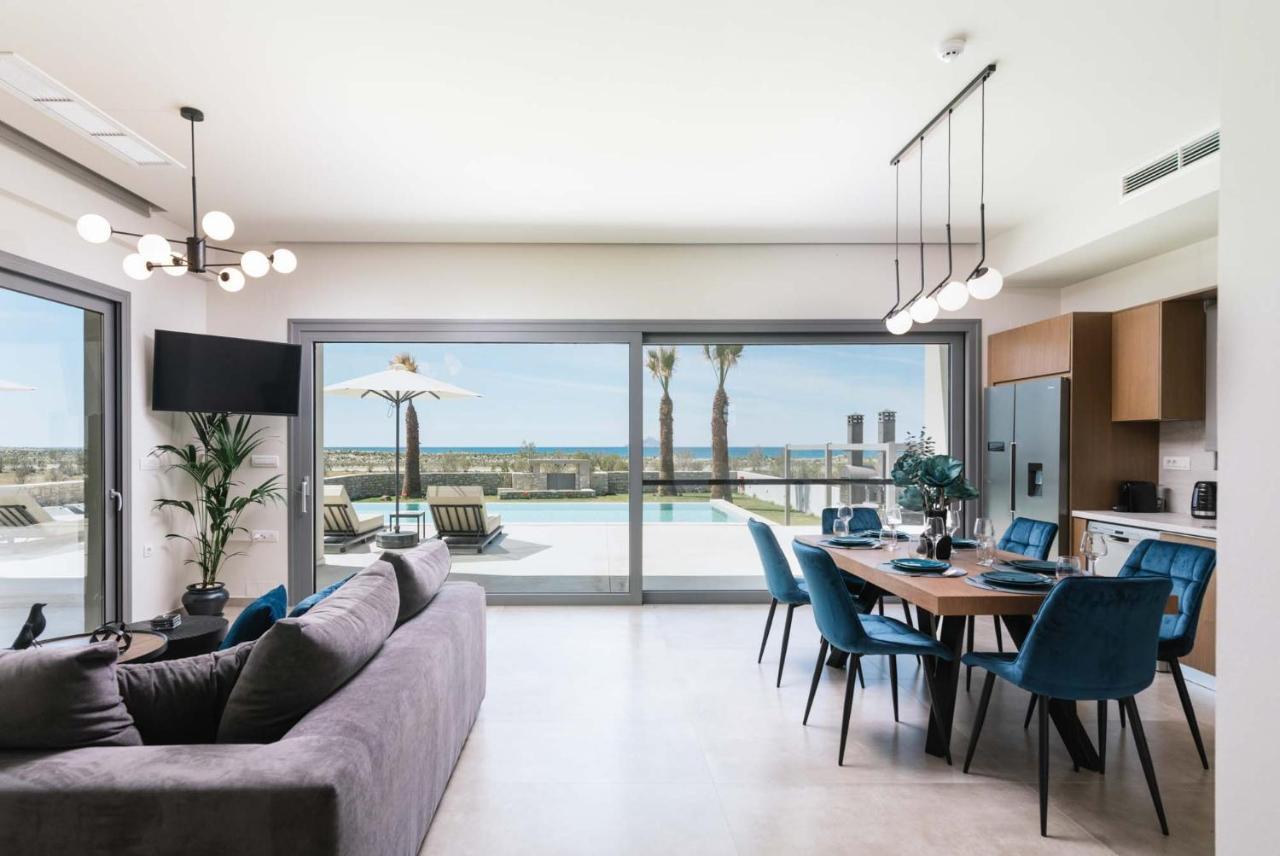 Grand Sea View Luxury Villa Kalamaki  Exterior foto