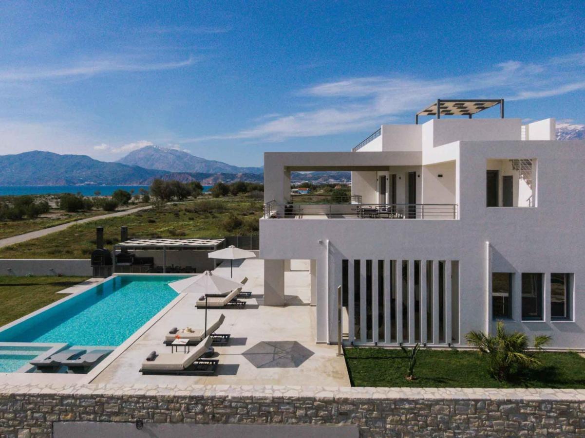 Grand Sea View Luxury Villa Kalamaki  Exterior foto